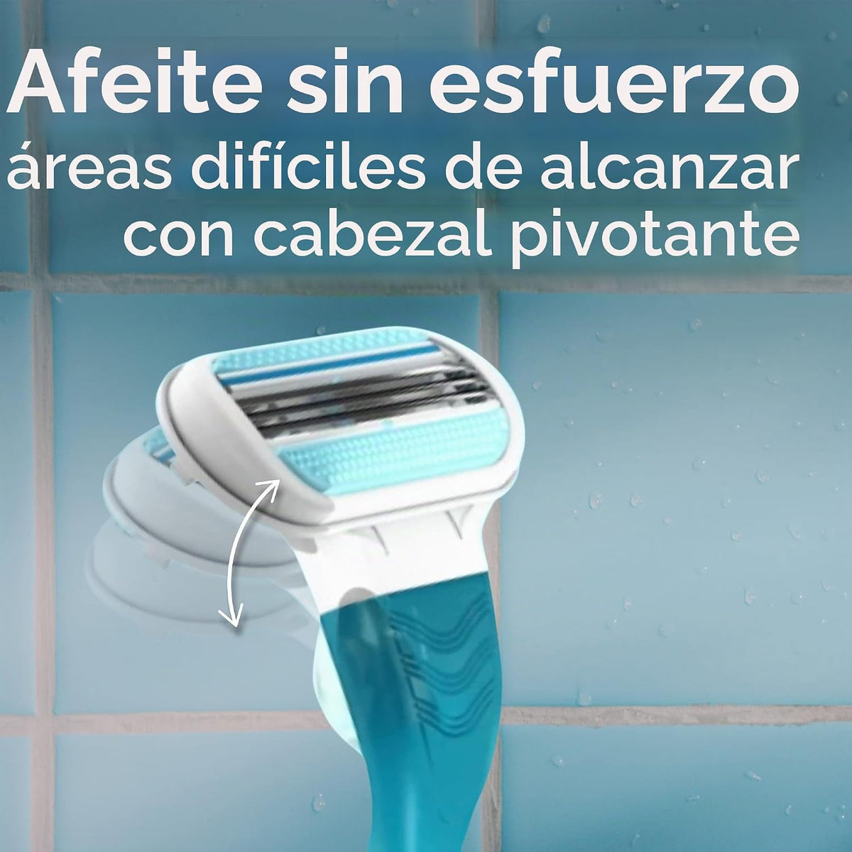 Maquinilla de afeitar para mujer Gillette Venus, 1 mango + 2 recamb...