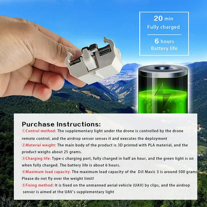 HENWAFX Sistema de Airdrop de carga útil DJI Mavic 3, compatible co...