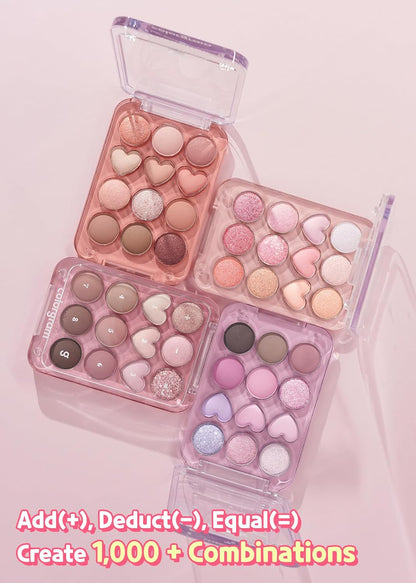 COLORGRAM Paleta de Sombras de Ojos Pin Point 03 Rosa+Lavanda | Ton...