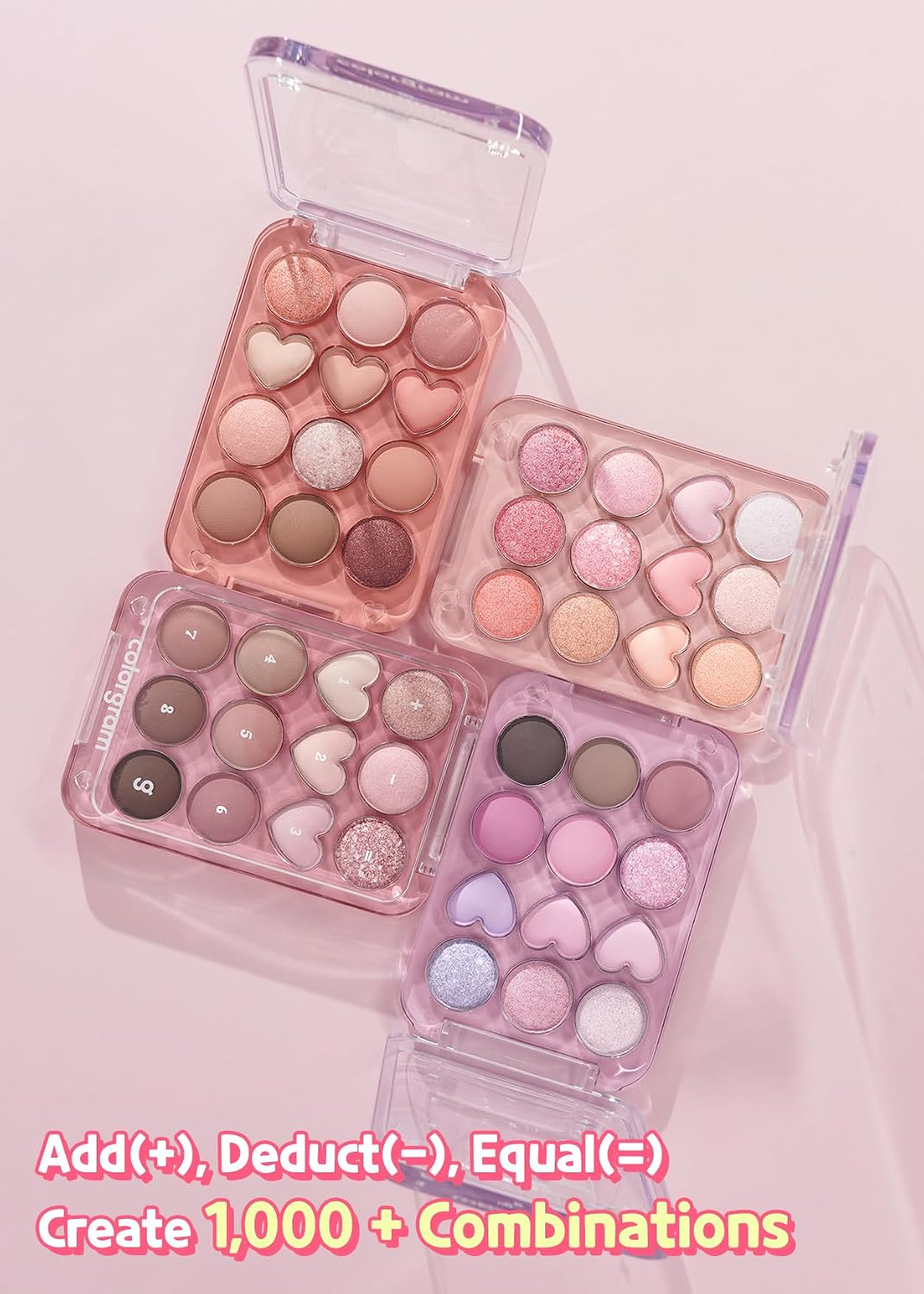 COLORGRAM Paleta de sombras de ojos Pin Point 04 Bright+Cool | Pale...
