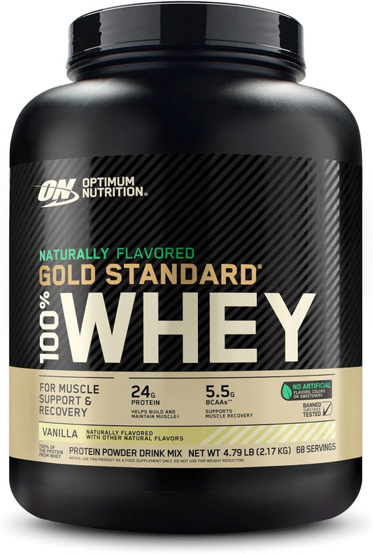 Optimum Nutrition Estándar dorado 100% Proteína de Suero de Leche e...