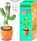 TWORIVER - Juguetes recargables de cactus que hablan bailarín para...