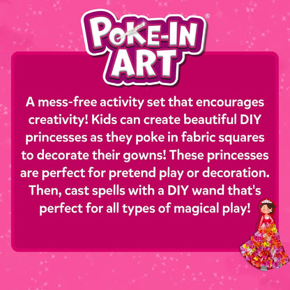 Skillmatics Poke-in Art Princesas mágicas, kit de manualidades de m...
