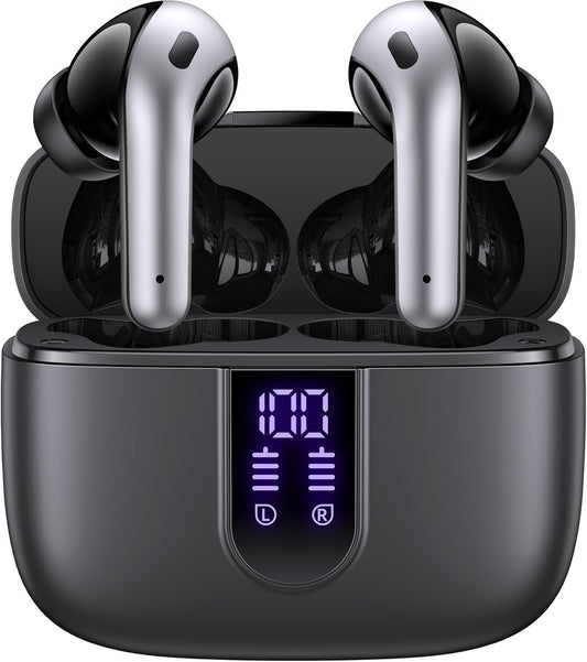 TAGRY Auriculares Bluetooth verdaderamente inalámbricos de reproduc...