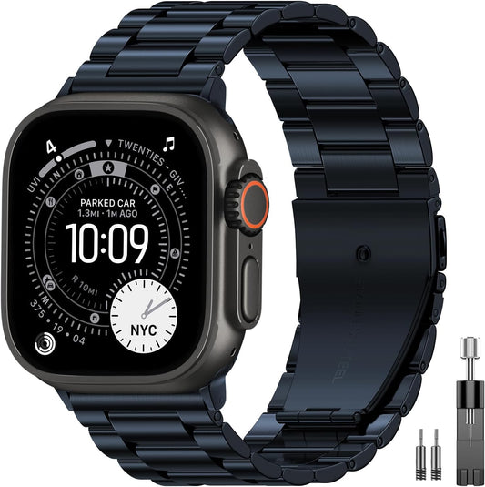 EPULY - Correa de metal compatible con correas de Apple Watch para...