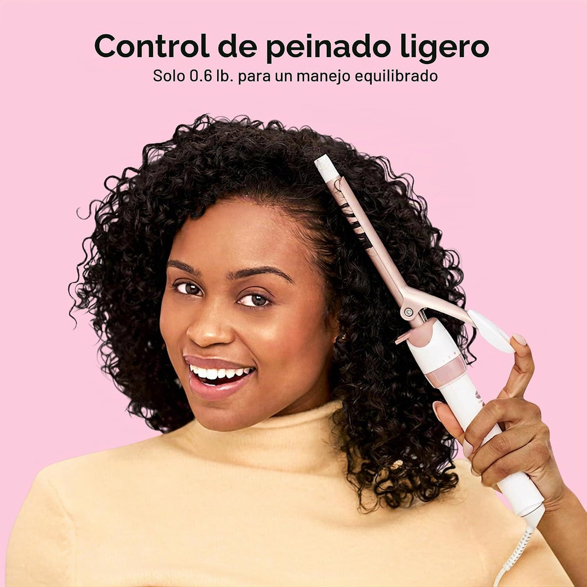 Rizador Conair doble cerámica | Rizador de pelo para rizos apretado...