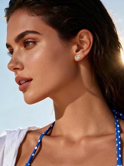 ChicSilver Pendientes celtas para mujer de plata de ley hipoalergén...