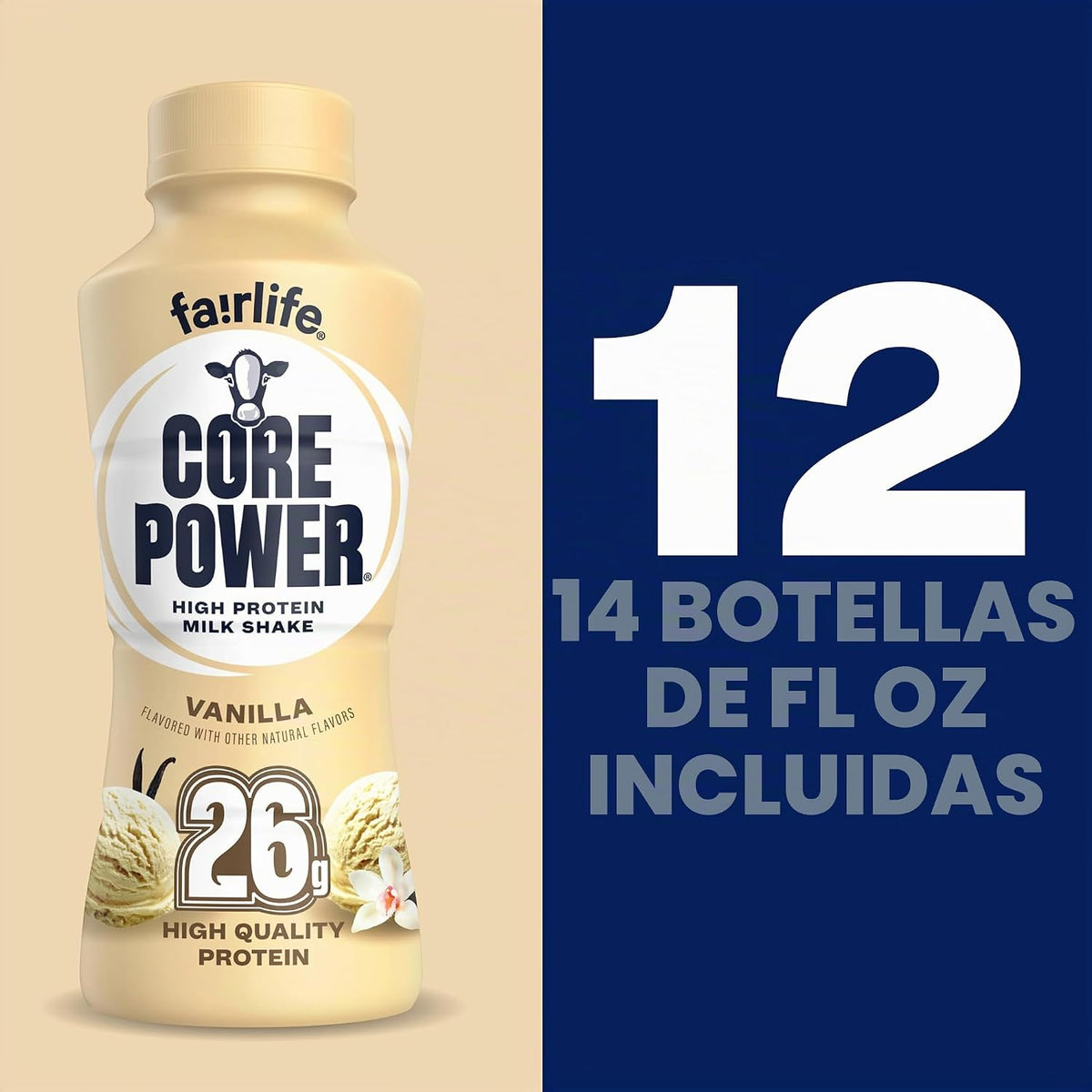 Core Power Fairlife - Batidos de leche de proteína de 0.92 oz, list...