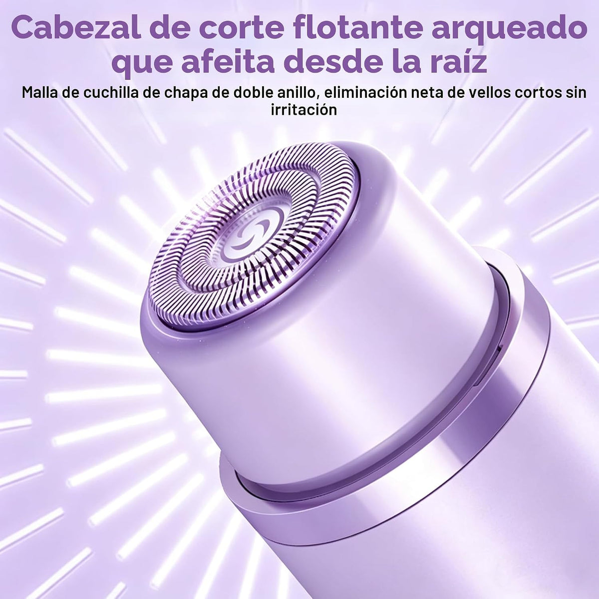 Recortadora de bikini para mujer, afeitadora eléctrica impermeable...