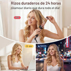 YEGUBEGU Rizador de 1 1\/2 pulgada barril de cerámica grande para c...