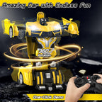 Qumcou Coche de Control Remoto Transformable 1:16, Juguetes para ni...