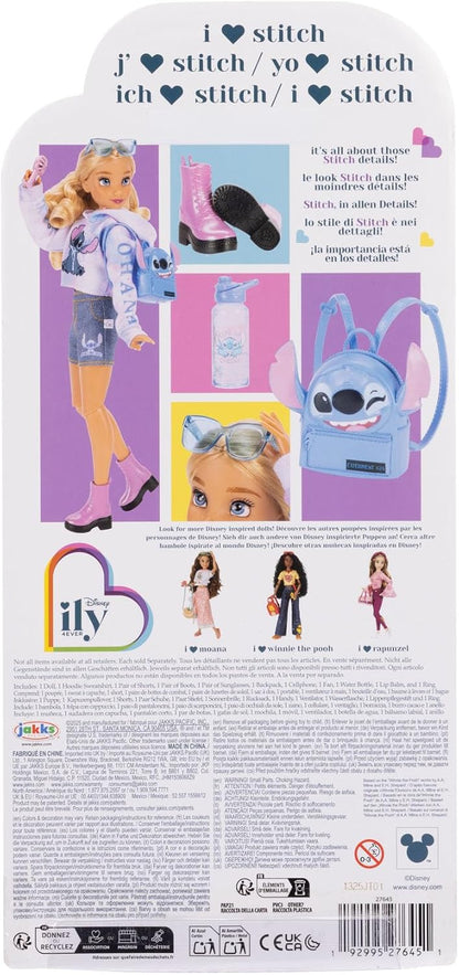 Disney ILY 4EVER - Muñeca de moda inspirada en puntadas, 11.5 pulga...