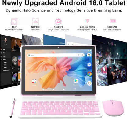 ICONLINK - Tablet Android 16 de 10 pulgadas, 12 (3+9) GB RAM+64GB R...