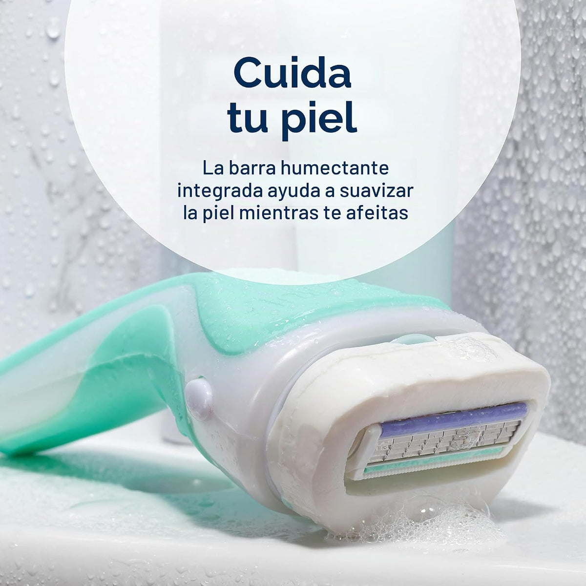 Schick INTUITION - Recambio de cuchillas de afeitar con aloe orgáni...
