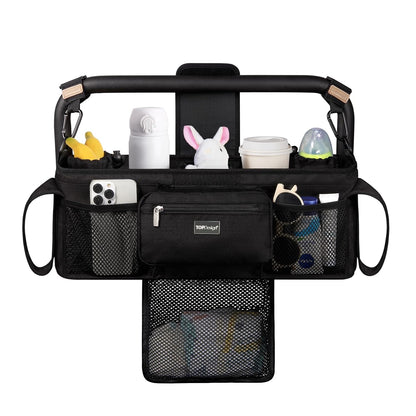 TOPDesign Organizador universal para cochecito de bebé, carro doble...