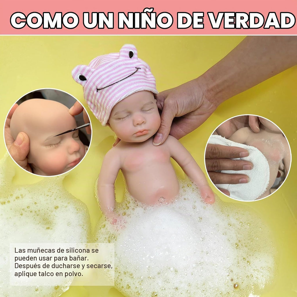 OtardDolls Muñecas Reborn de 33cm de Silicona para Niñas, Muñecas d...