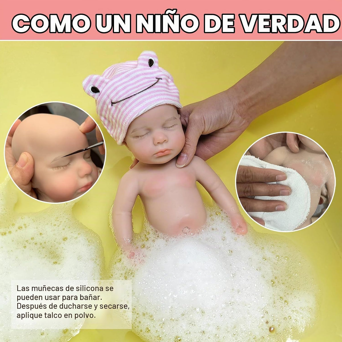 OtardDolls Muñecas Reborn de 33cm de Silicona para Niñas, Muñecas d...