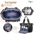 Tonyeee - Bolso para pañales, gran bolsa de pañales impermeable, bo...