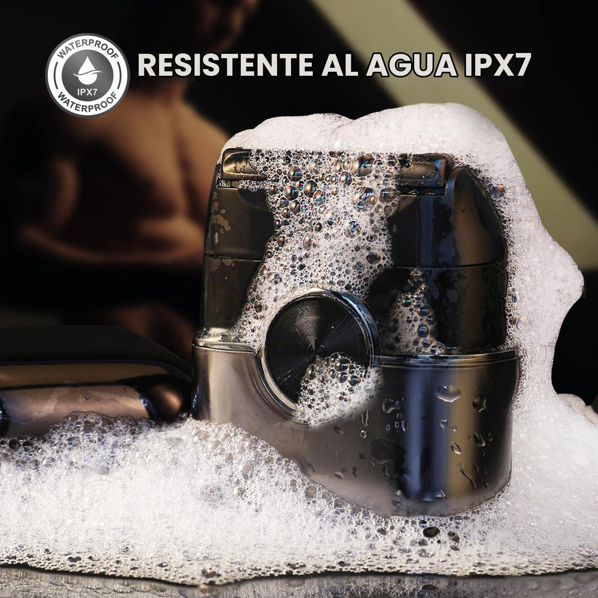 NKTMXY Afeitadoras eléctricas para hombres: 4 cuchillas flotantes y...