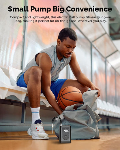 ETENWOLF Bomba de bola P300 Plus, bomba de baloncesto eléctrica par...