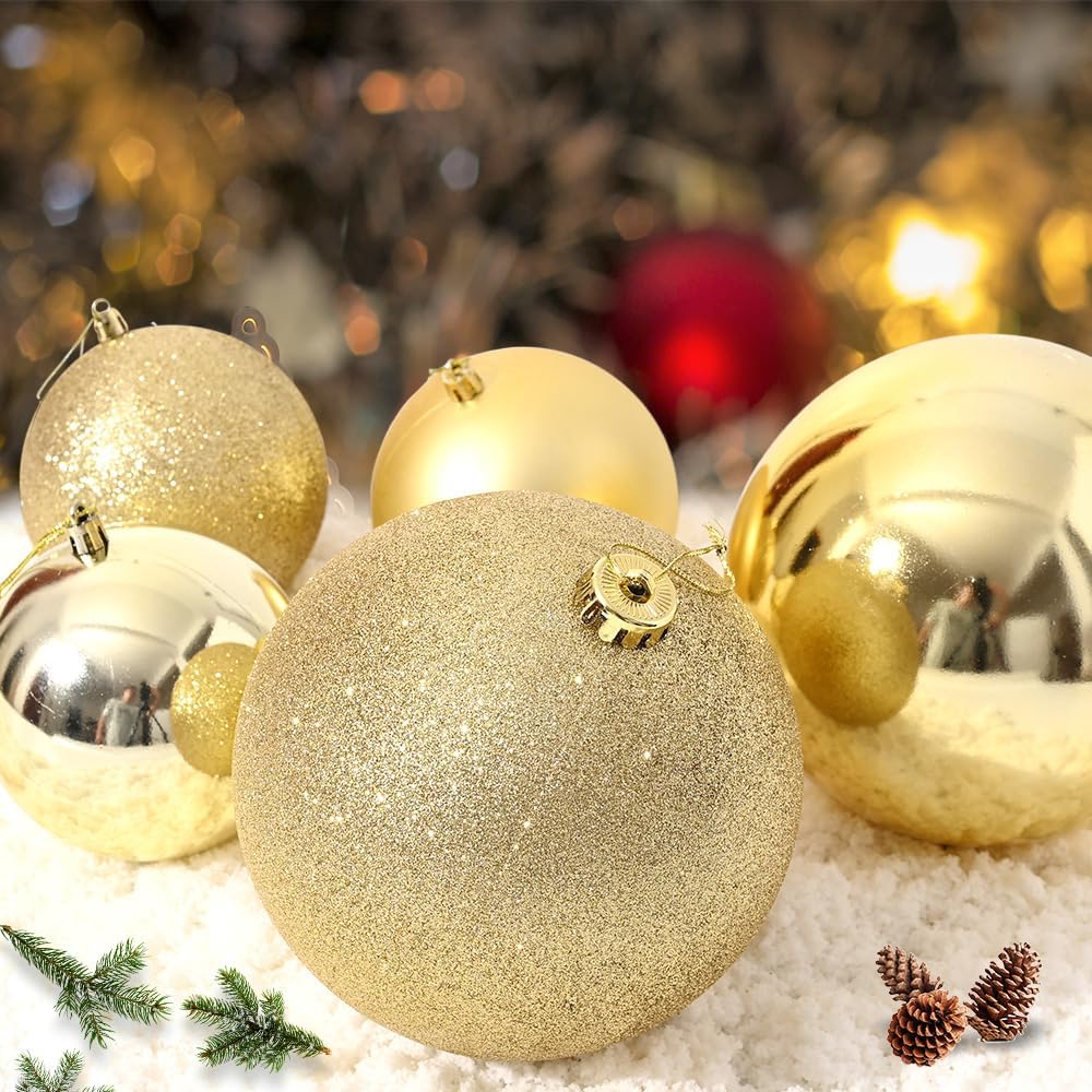 Benjia Adornos de Navidad de tamaño extra grande para exteriores, e...