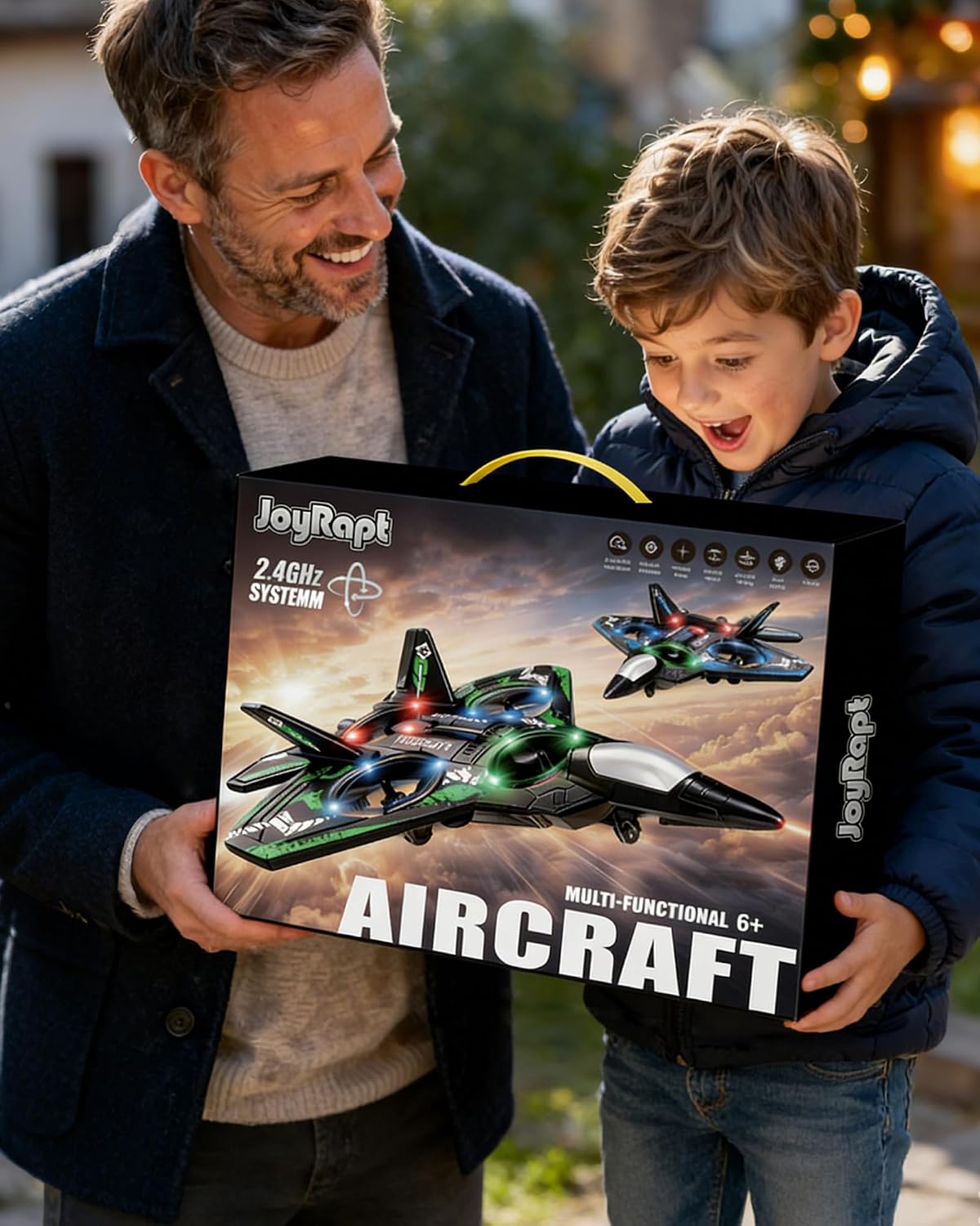 JoyRapt - Drones de espuma RC para niños, avión de control remoto,...
