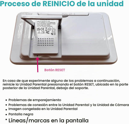 Babysense Unidad de padres para el monitor de vídeo HDS2, Unidad de...