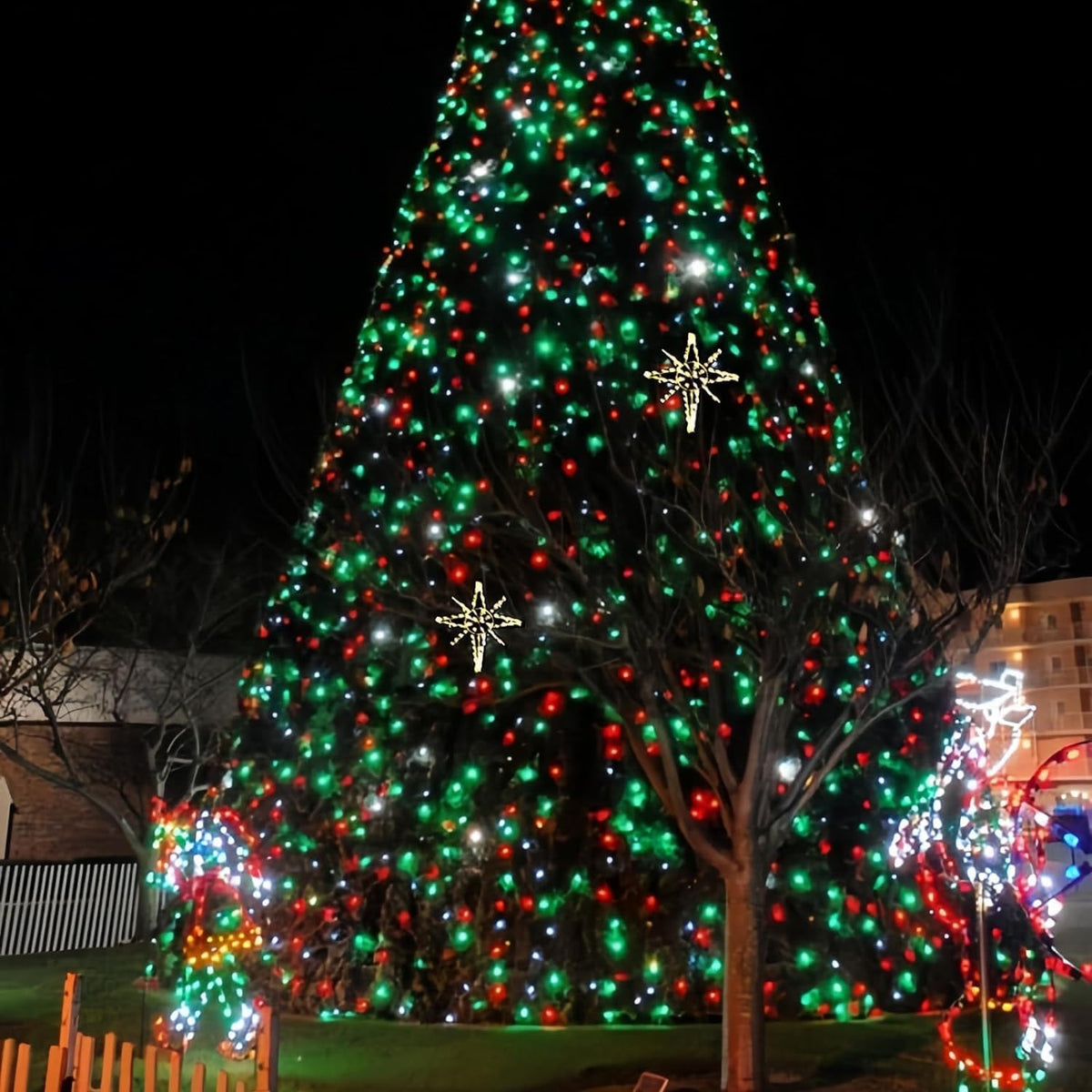 Tira de luces de Navidad extensibles de 75.8 pies con 200 luces LED...
