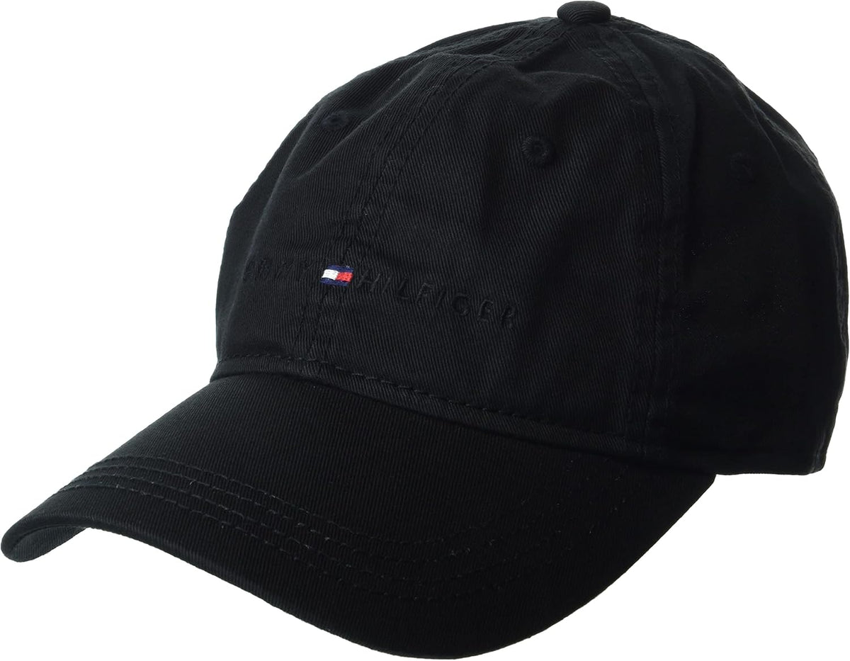 Tommy Hilfiger - Gorra de béisbol ajustable de algodón con logo par...