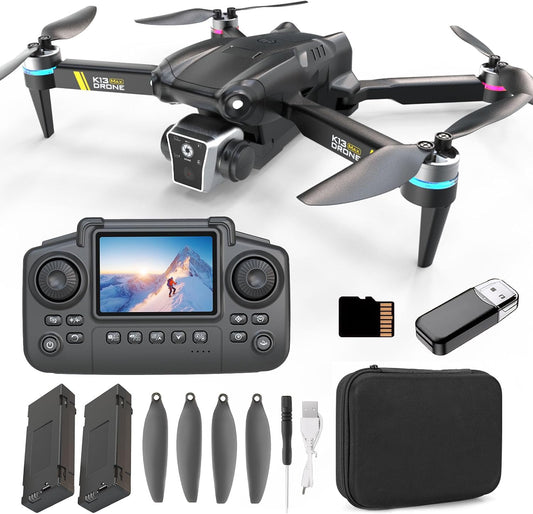 Drone sin escobillas con cámara para principiantes,Pantalla en el |...
