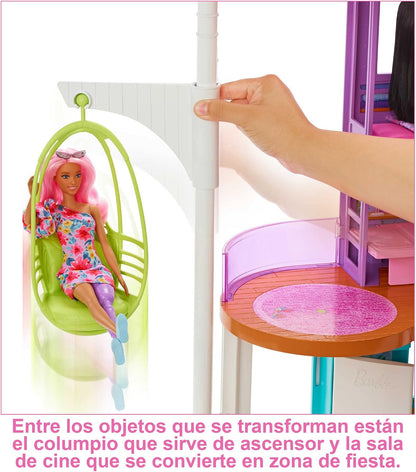 Barbie Juego y accesorios para casa de muñecas de vacaciones | Casa...