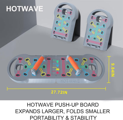 Tabla de flexiones HOTWAVE, tabla de flexiones portátil, barra de f...