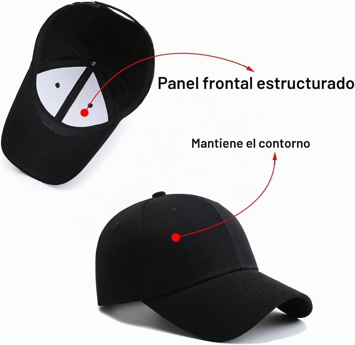 PFFY 2 paquetes de gorra de béisbol Golf Dad Hat para hombres y muj...