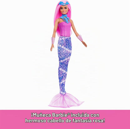 Barbie Calendario de Adviento con muñeca con accesorios de fantasía...