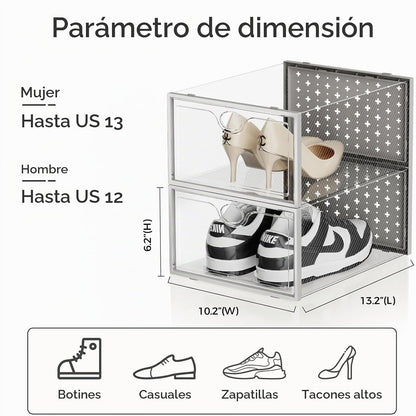Pinkpum Paquete de 15 cajas de almacenamiento de zapatos grandes |...