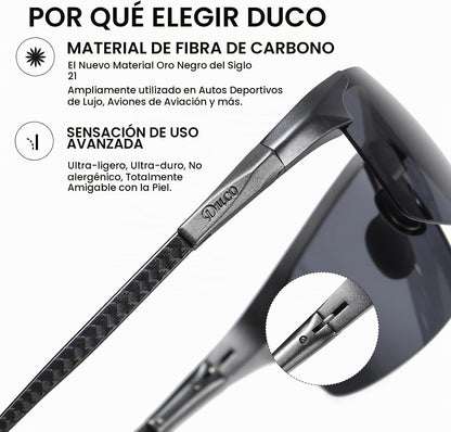DUCO - Gafas de sol polarizadas para hombre, para deportes, pesca,...