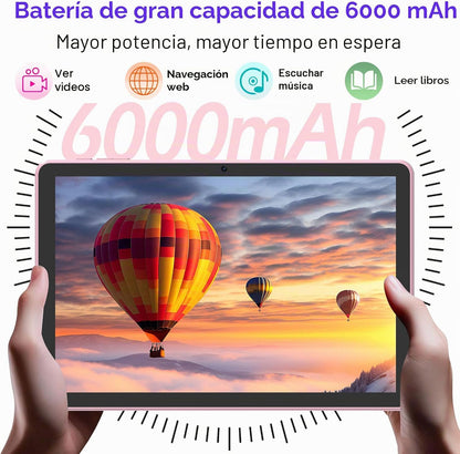DIGITHINK Tablet PC de 128 GB 10 pulgadas Android 16.0, tabletas An...
