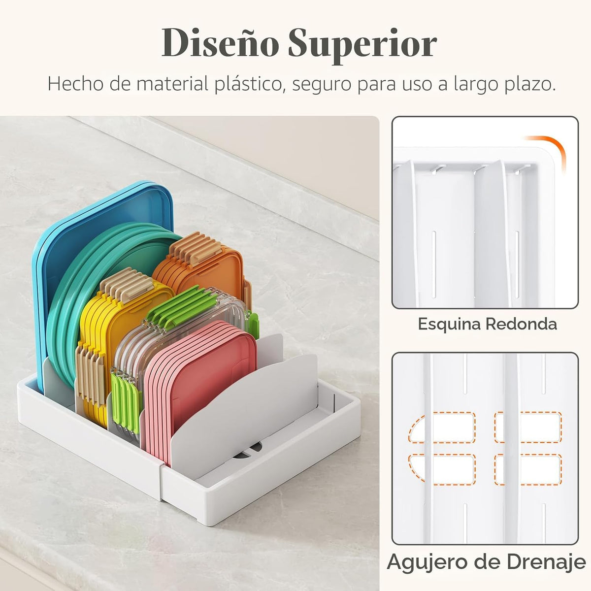 Lifewit Organizador de armario de cocina para tapa de condensador d...