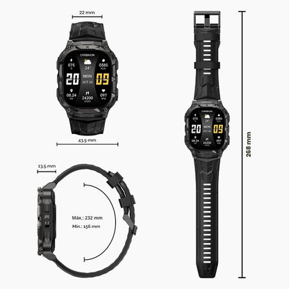 CARBINOX Reloj Inteligente Vortex (Contestar\/Hacer Llamadas), Rast...