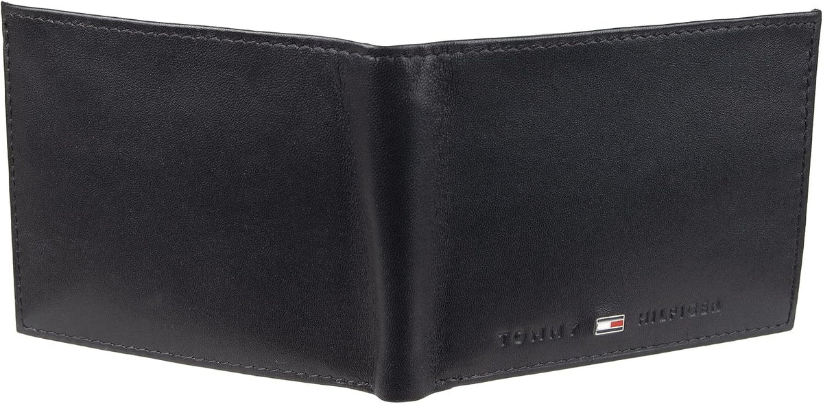 Tommy Hilfiger Cartera Passcase para hombre con ventana de identifi...