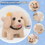 16 piezas de juguetes de perro robot para niños, juguetes para niño...