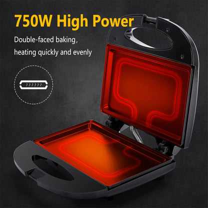 Aigostar Tostadora de Sándwich con Superficie de Parrilla Profunda...