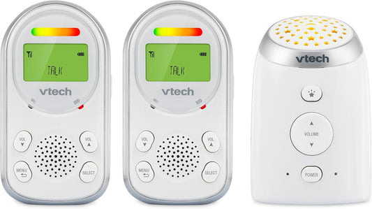 VTech Monitor de audio digital para bebés con 2 unidades para padre...