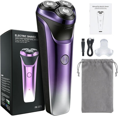 Ordele Maquinilla de afeitar eléctrica para hombres, afeitadora elé...