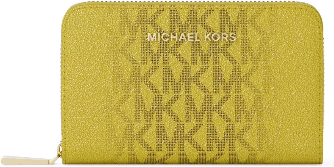 Michael Kors Jet Set - Estuche para tarjetas con cremallera pequeña...