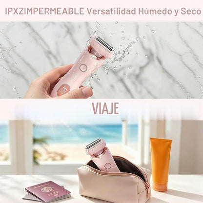 Livora - Afeitadora eléctrica para mujer, maquinilla de afeitar ina...