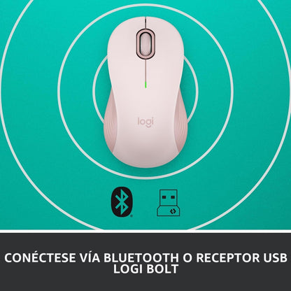 Logitech Signature M550 - Ratón inalámbrico para manos pequeñas a m...
