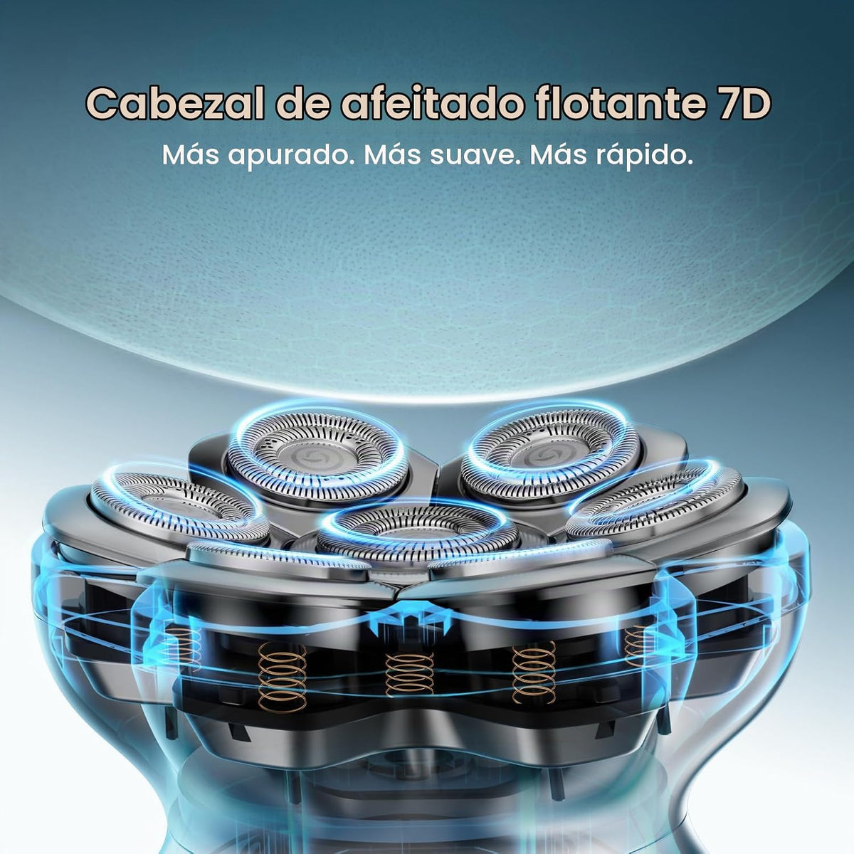 MAXGROOM® PRO - Afeitadora de cabeza 7D para hombres calvos, maquin...