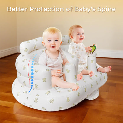 EKEPE - Asiento de bebé inflable, silla de bebé con asiento doble p...