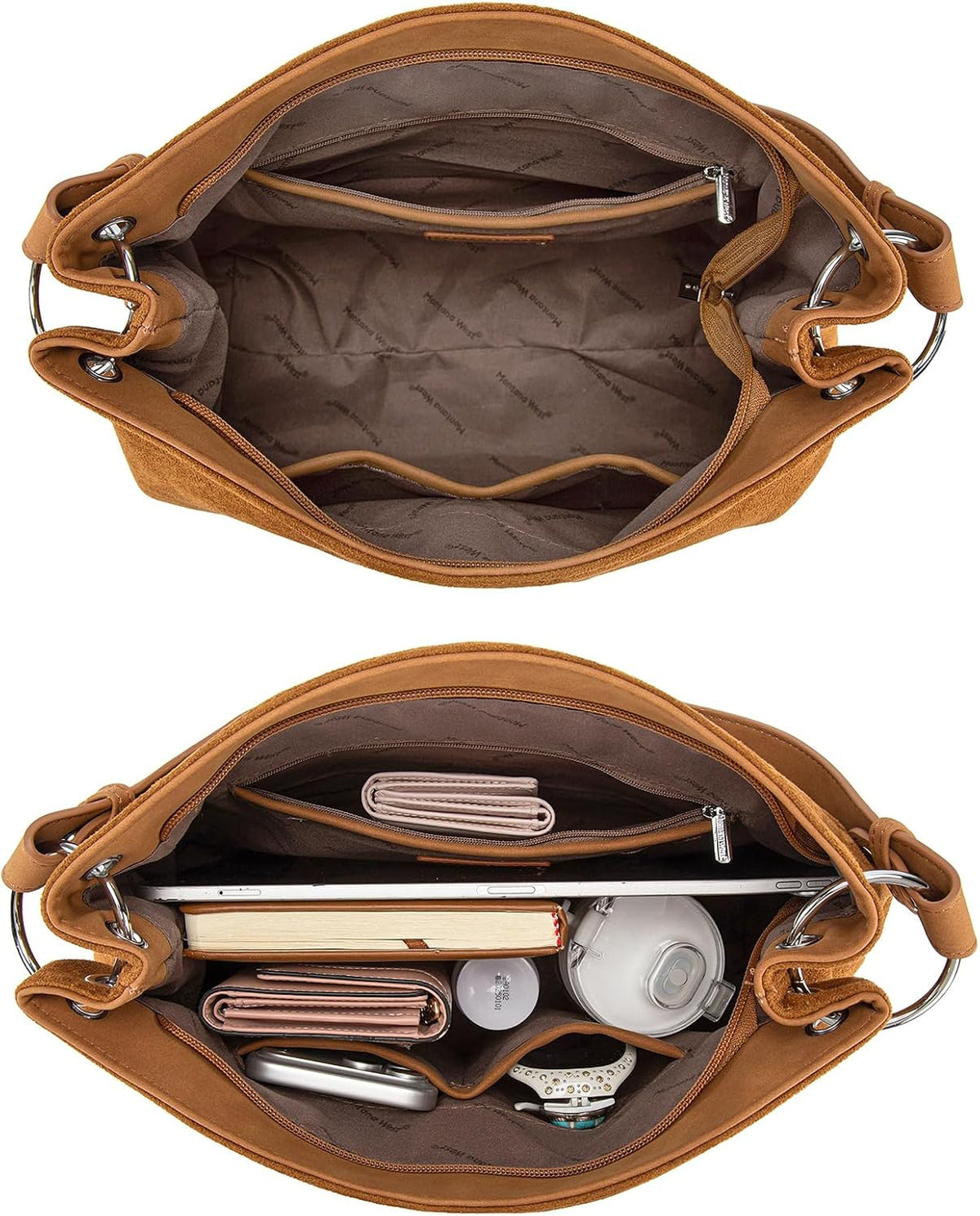 Carteras para mujer, bolsos hobo para mujer, bolso de hombro holgad...